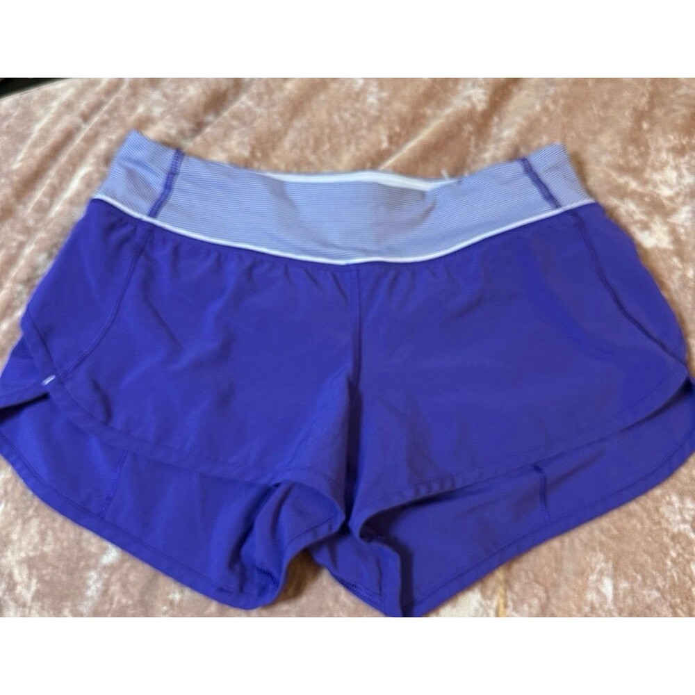Lululemon speed up purple shorts